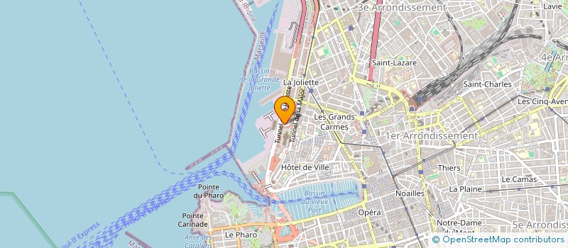 localisation de l'entreprise SUD NEGOCE à MARSEILLE