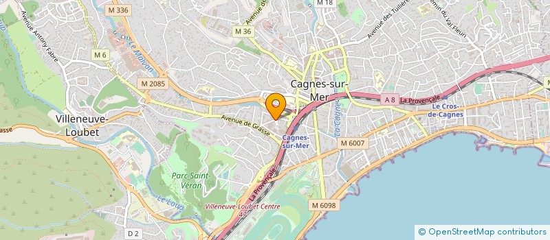 localisation de l'entreprise SUD NET PISCINE à CAGNES-SUR-MER