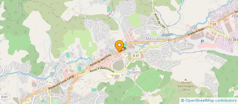 localisation de l'entreprise SUD NETTOYAGE à AJACCIO