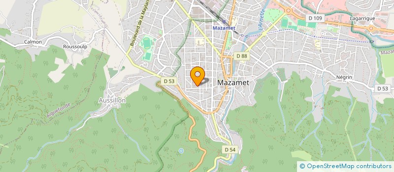 localisation de l'entreprise SUD NUISIBLES SERVICES  MAZAMET
