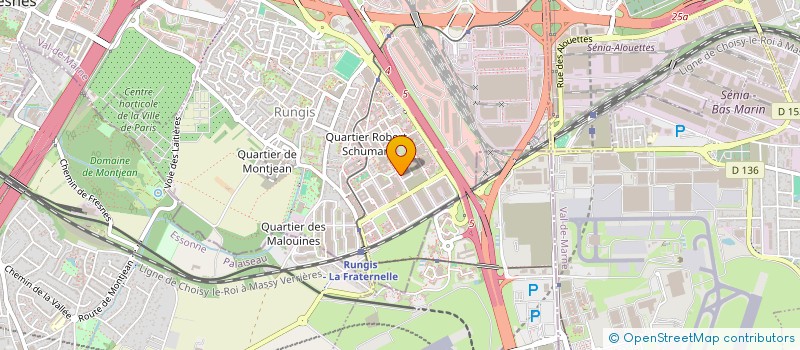 localisation de l'entreprise SUD OFFSET  RUNGIS