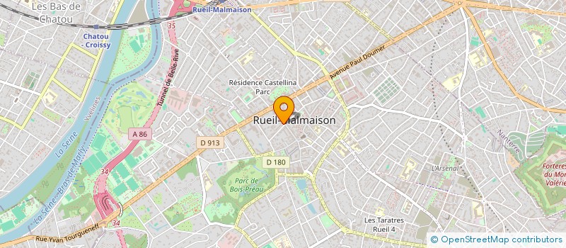 localisation de l'entreprise SUD OPTIQUE à RUEIL-MALMAISON