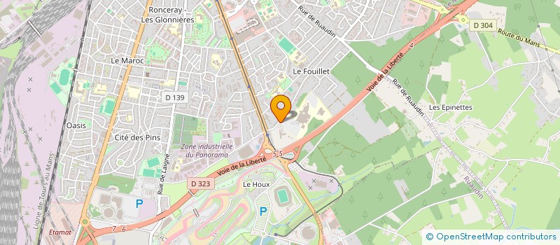 localisation de l'entreprise SUD ORTHOPEDIE à LE MANS
