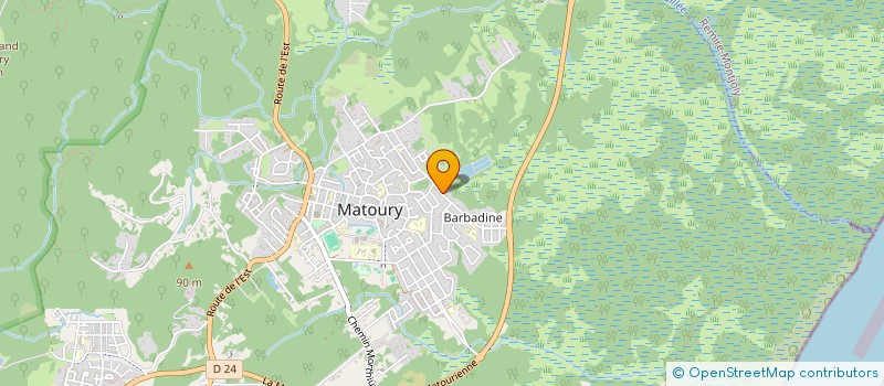 localisation de l'entreprise SUD-OUEST  MATOURY