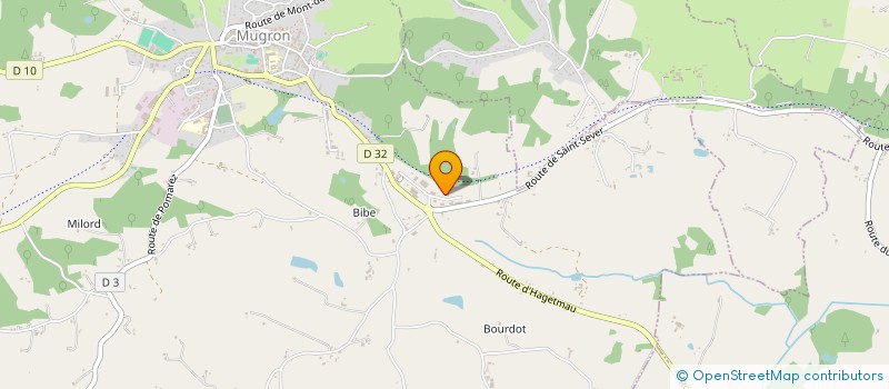 localisation de l'entreprise SUD-OUEST AGRISERVICES  MUGRON