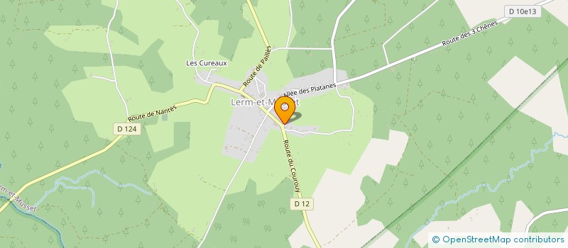 localisation de l'entreprise SUD OUEST ALU  LERM-ET-MUSSET