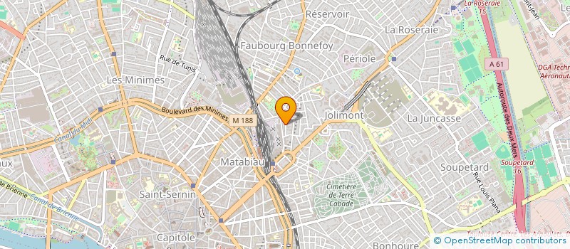 localisation de l'entreprise SUD OUEST BATI CONCEPT à TOULOUSE