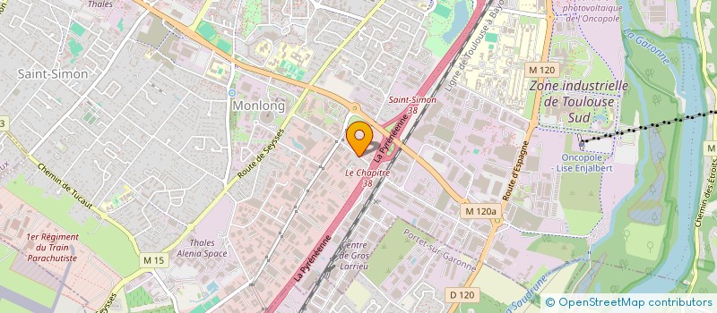 localisation de l'entreprise SUD OUEST BATIMENT à TOULOUSE