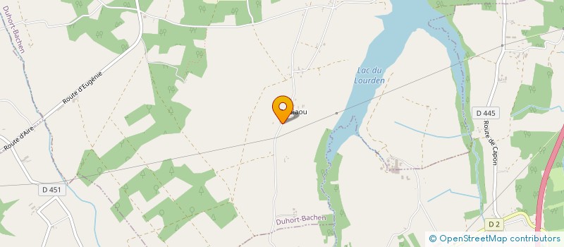 localisation de l'entreprise SUD OUEST BETAIL  DUHORT-BACHEN