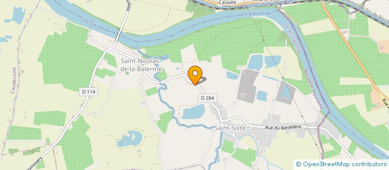 localisation de l'entreprise SUD OUEST CADEAUX PULICITE à CAUDECOSTE