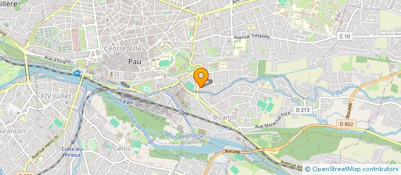 localisation de l'entreprise SUD OUEST CONSULTING & DEVELOPPEMENT à PAU