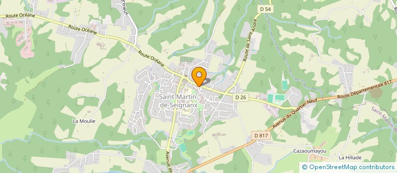 localisation de l'entreprise SUD OUEST COSPLAYER'S  SAINT-MARTIN-DE-SEIGNANX