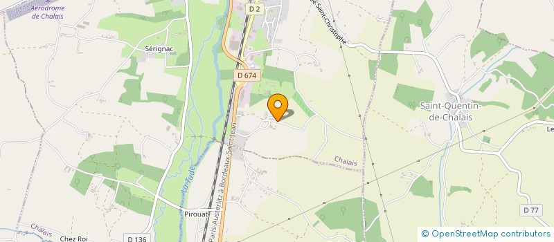 localisation de l'entreprise SUD OUEST DECAPAGE à CHALAIS