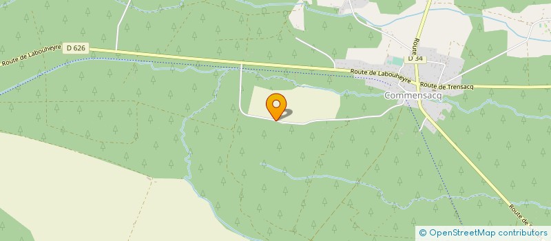 localisation de l'entreprise SUD OUEST DECO  COMMENSACQ