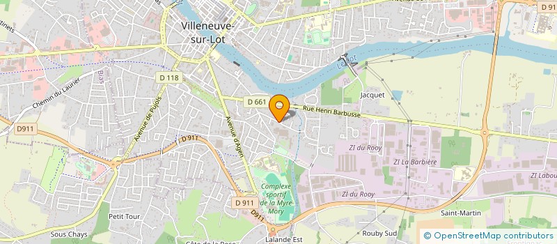 localisation de l'entreprise SUD OUEST DEPANNAGE AUTOMATES PROGRAMMABLES à VILLENEUVE-SUR-LOT