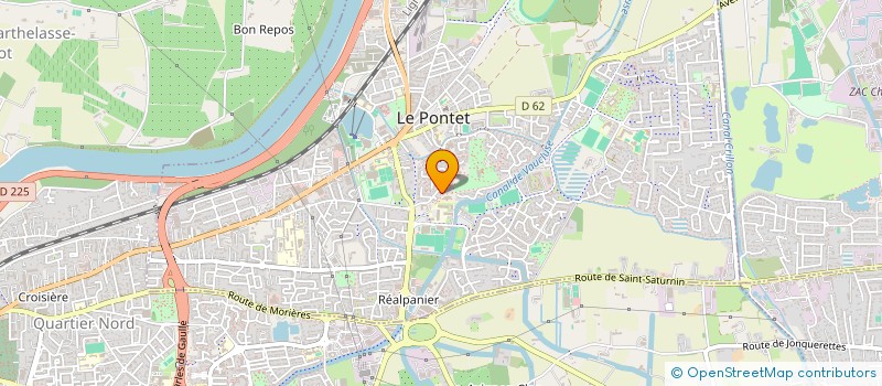 localisation de l'entreprise SUD OUEST DISTRIBUTION à LE PONTET