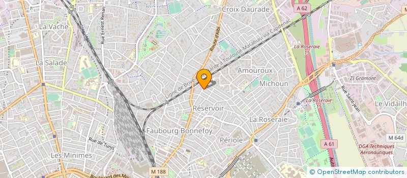 localisation de l'entreprise SUD-OUEST ECO-LOGIS à TOULOUSE