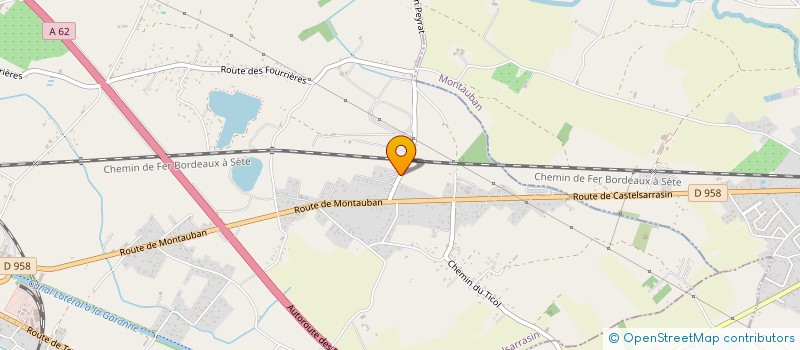 localisation de l'entreprise SUD OUEST ELECTRIC  CASTELSARRASIN