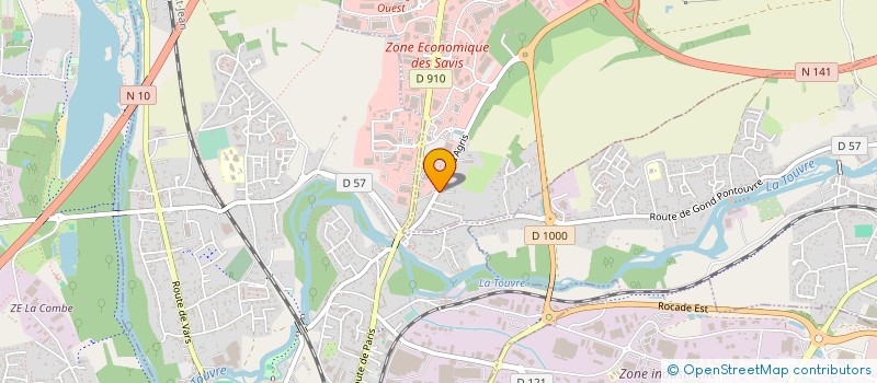localisation de l'entreprise SUD OUEST ETANCHEITE à CHAMPNIERS