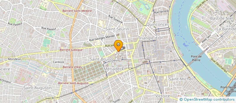 localisation de l'entreprise SUD-OUEST ETUDES à BORDEAUX