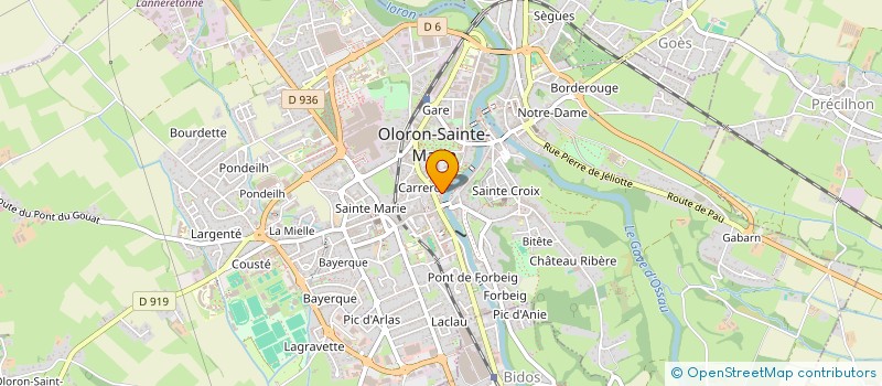 localisation de l'entreprise SUD OUEST EVENEMENTS à OLORON-SAINTE-MARIE