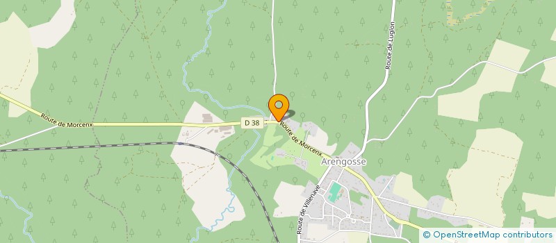 localisation de l'entreprise SUD OUEST FABRICATION ETUDES DIFFUSION  ARENGOSSE