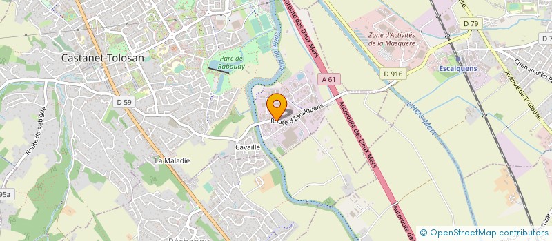 localisation de l'entreprise SUD OUEST FILET TOULOUSAIN PAR ABREVIATION SOFT à CASTANET-TOLOSAN