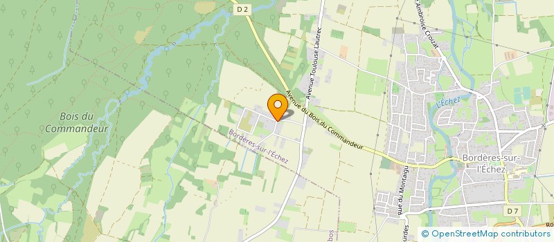 localisation de l'entreprise SUD OUEST FILETS ANTI-CHUTES  BORDERES-SUR-L'ECHEZ