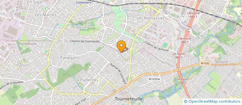 localisation de l'entreprise SUD OUEST FINANCES à COLOMIERS