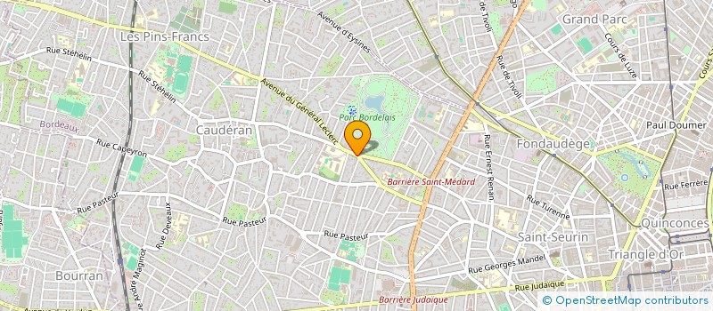 localisation de l'entreprise SUD OUEST FOOTGOLF  BORDEAUX