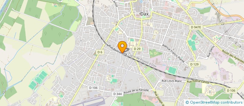 localisation de l'entreprise SUD OUEST FORAGE INJECTION MICROPIEUX à DAX