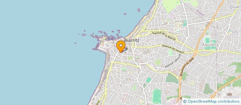localisation de l'entreprise SUD OUEST FRANCE IMMOBILIER à BIARRITZ