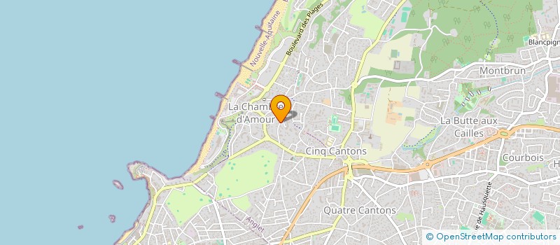 localisation de l'entreprise SUD-OUEST FRENCH INSTITUTE 64 à ANGLET