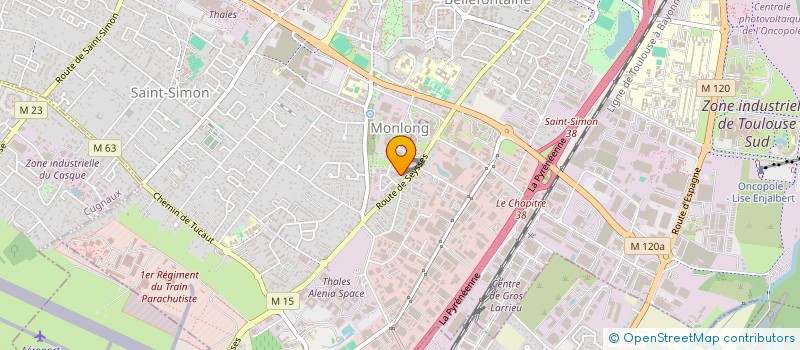 localisation de l'entreprise SUD OUEST GASTRONOMIE à TOULOUSE