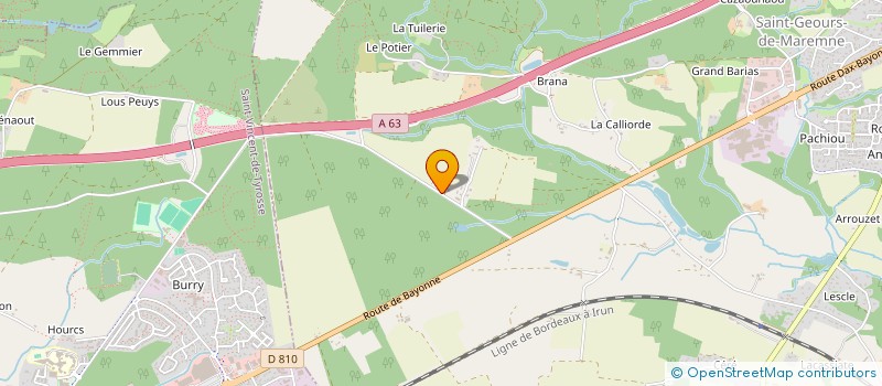 localisation de l'entreprise SUD OUEST GAZON à SAINT-GEOURS-DE-MAREMNE