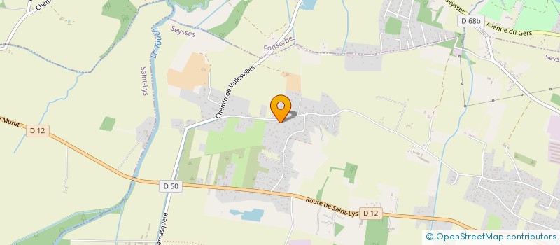 localisation de l'entreprise SUD OUEST GESTION IMMO  SEYSSES