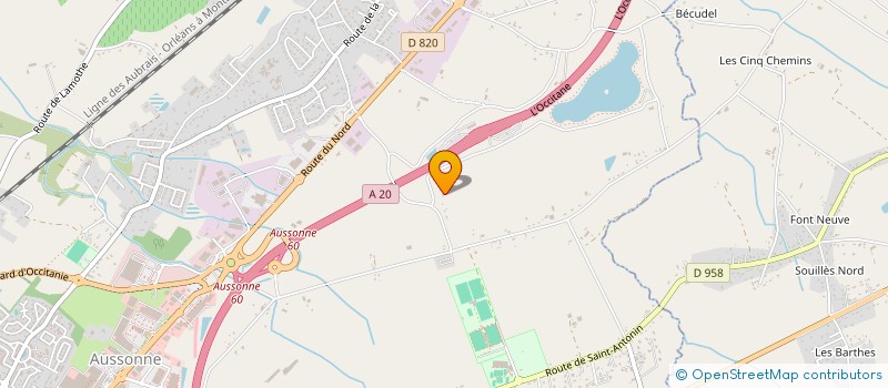 localisation de l'entreprise SUD OUEST HABITAT  MONTAUBAN