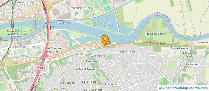 localisation de l'entreprise SUD OUEST IMPORTATION à SAINT-AVERTIN