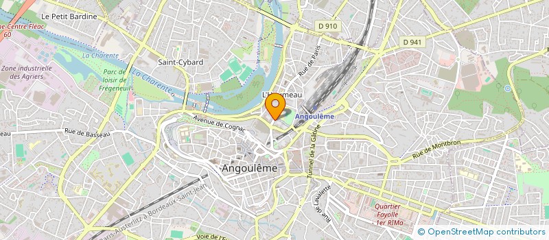 localisation de l'entreprise SUD OUEST INFORMAT FORMATION ENTREPRISE à ANGOULEME