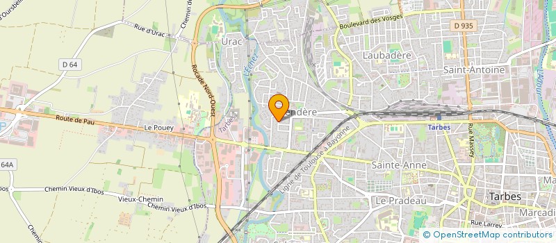 localisation de l'entreprise SUD OUEST KORE'ART  TOURNAY