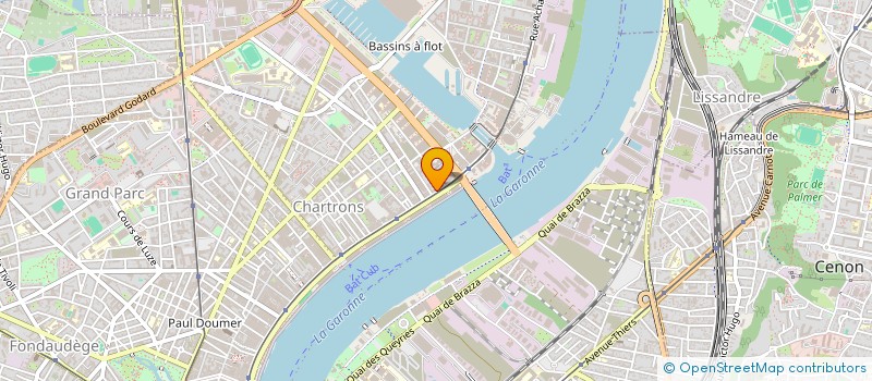 localisation de l'entreprise SUD OUEST LOCATION à BORDEAUX
