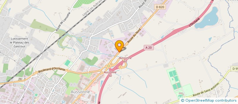 localisation de l'entreprise SUD OUEST LOCATION AUTOMOBILES SAS (SOLA)  MONTAUBAN