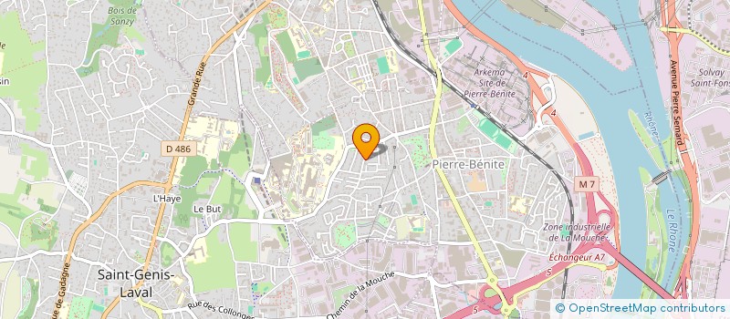 localisation de l'entreprise SUD OUEST LYONNAIS DIFFUSION à OULLINS-PIERRE-BENITE