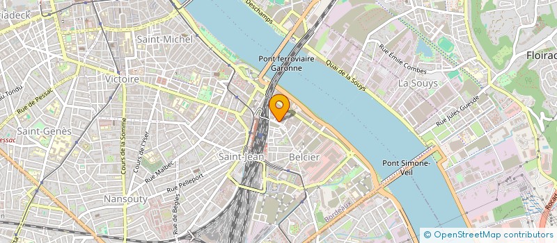 localisation de l'entreprise SUD OUEST MANUTENTION à BORDEAUX