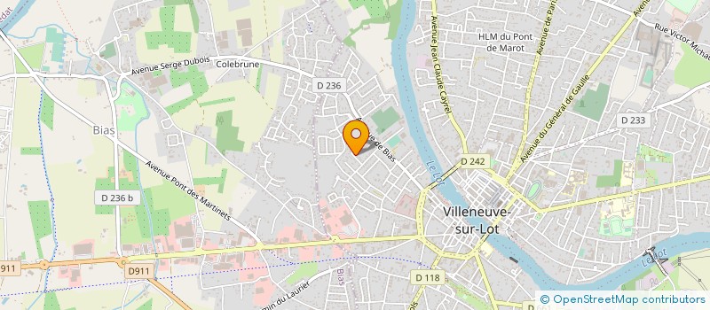 localisation de l'entreprise SUD OUEST MOBILIER LITERIE à BIAS