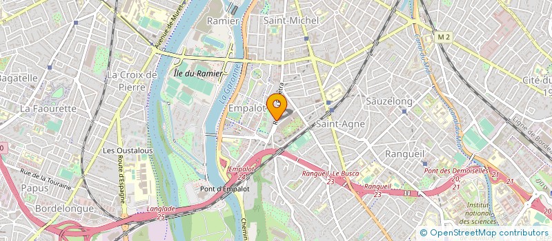 localisation de l'entreprise SUD OUEST NETTOYAGE INDUSTRIEL ET SCE à TOULOUSE