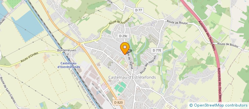 localisation de l'entreprise SUD OUEST OUTILLAGE à CASTELNAU-D'ESTRETEFONDS