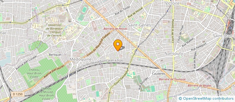 localisation de l'entreprise SUD OUEST PLACEMENTS IMMOBILIERS  TALENCE