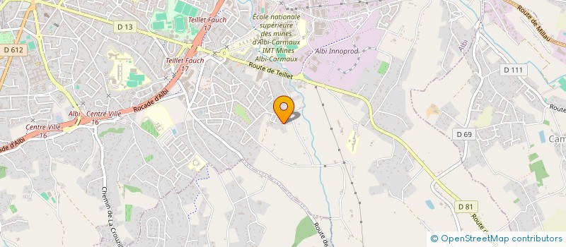 localisation de l'entreprise SUD OUEST POSE ENTRETIEN à ALBI