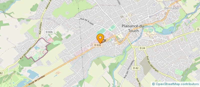 localisation de l'entreprise SUD-OUEST PVC FERMETURES à PLAISANCE-DU-TOUCH